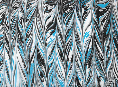 装饰大理石纹手工制造的黑蓝波大理石背景设计传统的图片