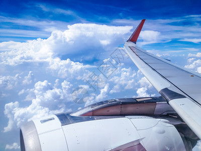 空气从飞机窗口背景查看航班平流层图片