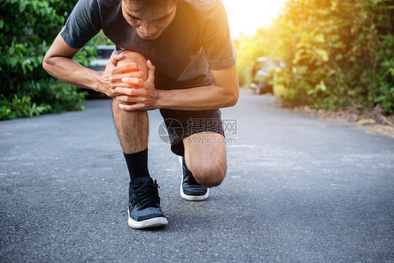 伤害跑腿痛人运动健康踝扭伤图片