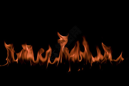 抽象艺术黑色背景的火焰燃烧红色热火花上升烈橙光闪耀的飞行粒子黄色复制点燃图片