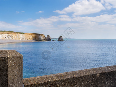 西方夏季Wight岛旅游景点英国格兰夏天云图片