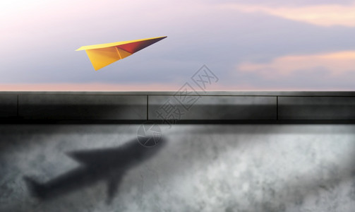 火箭想象大初创和动力运概念文件空中计划在飞行阴影下作为墙上的飞机动商业图片