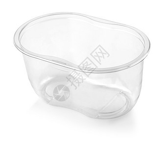 白色背景上隔离的塑料透明罐白色背景上隔离的塑料透明罐能够厨具用图片
