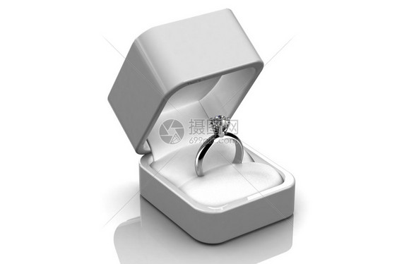钻石优雅美丽的结婚戒指魅力图片