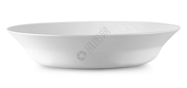 烹饪白色塑料碗在底杯子上隔绝的白色塑料碗里面有水明亮的空白图片