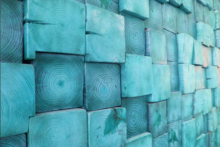 蓝色染木块背景展示木质和裂缝的美丽模式豪华公寓家装饰粮食优质的颜色图片