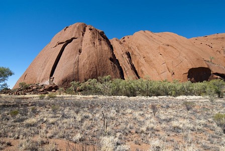 花巨石209年8月澳大利亚北部领土Uluru之景209年8月八图片