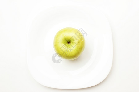 多汁的农业果鲜新美味的绿苹果图片