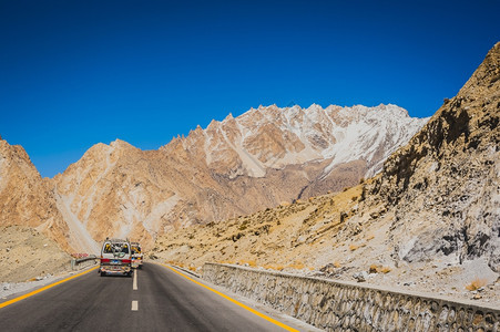 岩石景观喀喇昆仑巴基斯坦卡拉科鲁姆公路图片