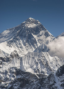 最佳岩石昆布从喜马拉雅山的戈基亚里峰顶上捕捉到的珠穆峰图片