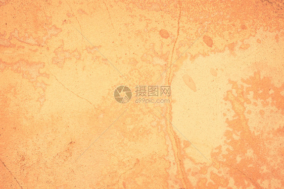 建筑学背景的旧混凝土纹理设计用简要橙色水泥表面具体的染色图片