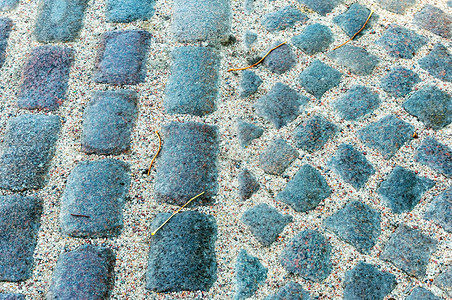 ps 地面铺装古董巷道路面光滑的铺石鹅卵背景