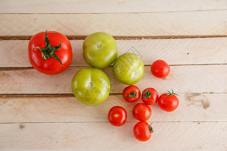自然吃浅木本底不同种类的番茄厨房图片