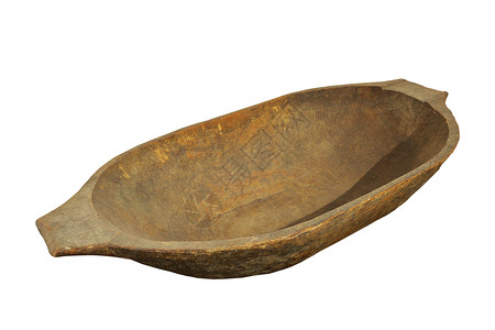 与白色背景隔绝的传统手工雕刻的瓦子锈历史离奇的图片