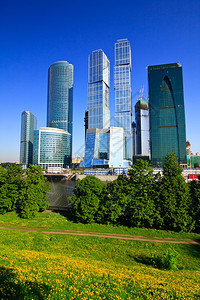 城市景观商业中心的摩天大楼城市行业图片