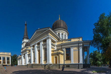 乌克兰奥德萨08321乌克兰救星转换乌克兰敖德萨欧洲变形大教堂的奥德萨东正教大堂旅游历史外部的图片