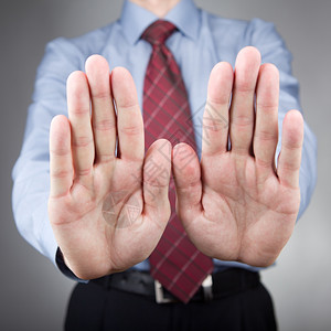 沟通手牌标志中立背景套装商人图片素材