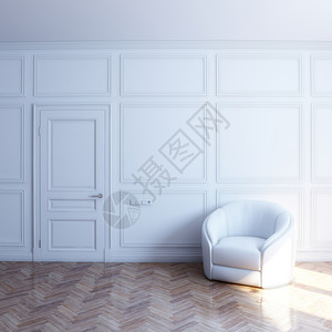 沙发家庭新的白色房间太阳下有白色皮椅空的图片
