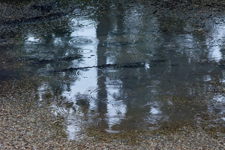 白色的欧洲垂直地面上有雨滴图片