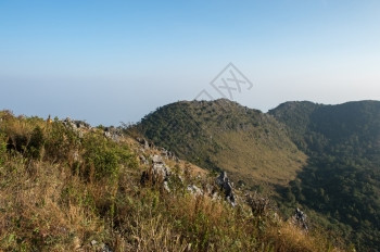 DoiLuangChiangDao山风景清迈泰国草景观楼梯图片