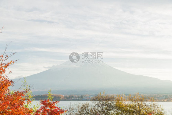 秋季的富士山图片