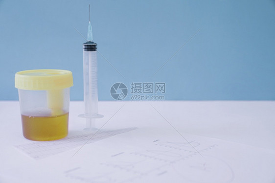 无菌尿液样本注射器科学健康图片