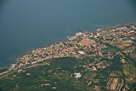 意大利托斯卡纳海岸的飞机视图天地质学日出图片