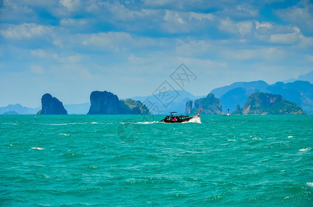 船舶天空泰国安达曼海景观图片