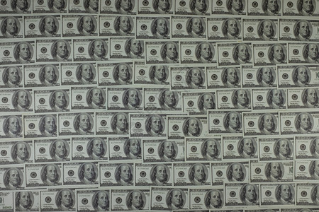 桩笔记美国许多钞票都安排在一个美丽的地方花在一张漂亮的纸币和一双银上图片