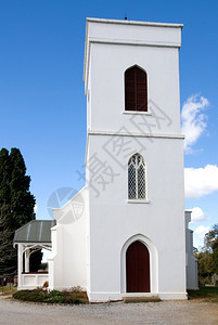 美丽的白色基督教建筑图片