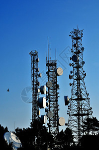 沟通技术Antena塔通信卫星电气图片