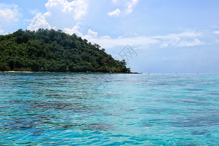 泰国安达曼海AndamanseSeasea的景象安达曼西美丽阳光图片