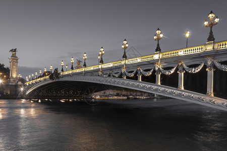 亚历山大三桥法国巴黎旅游城市莱斯图片