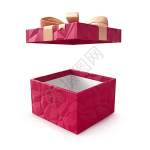 新的在白色背景上孤立的礼品盒3d插图快乐的小样图片