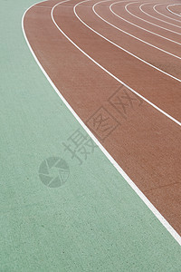 曲线轨户外运动个人有氧的细节种族界体育场图片