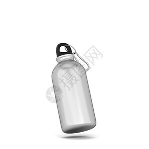 旅行塞子白色背景孤立的短运动瓶三德插图Name瓶子图片