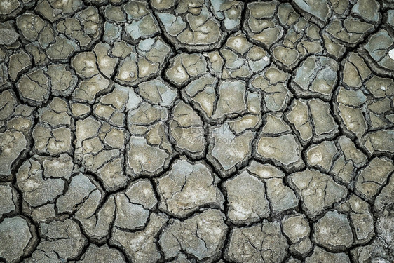 地面泥石裂纹背景的顶端视图环境垂直的土地图片