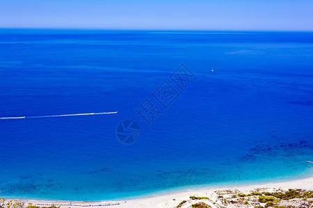 希腊列夫卡达岛美景顶端海滩希腊列夫卡达岛美景顶端海滩洋最佳浪图片