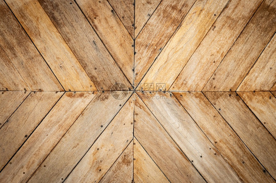 箭头或向中顶视图方的切分案中无缝褐色木材粗糙的房间制图片