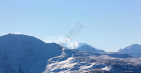 冬季雪山雪景图片