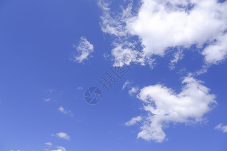 积雨云自然和蓝色的天空背景图像多云的图片