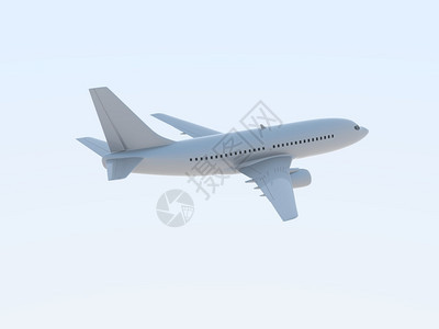 降落飞机场Airin天空中的商业客机假期航空运输客机起飞行和航空线公司标志货运服务3d插图乘客图片