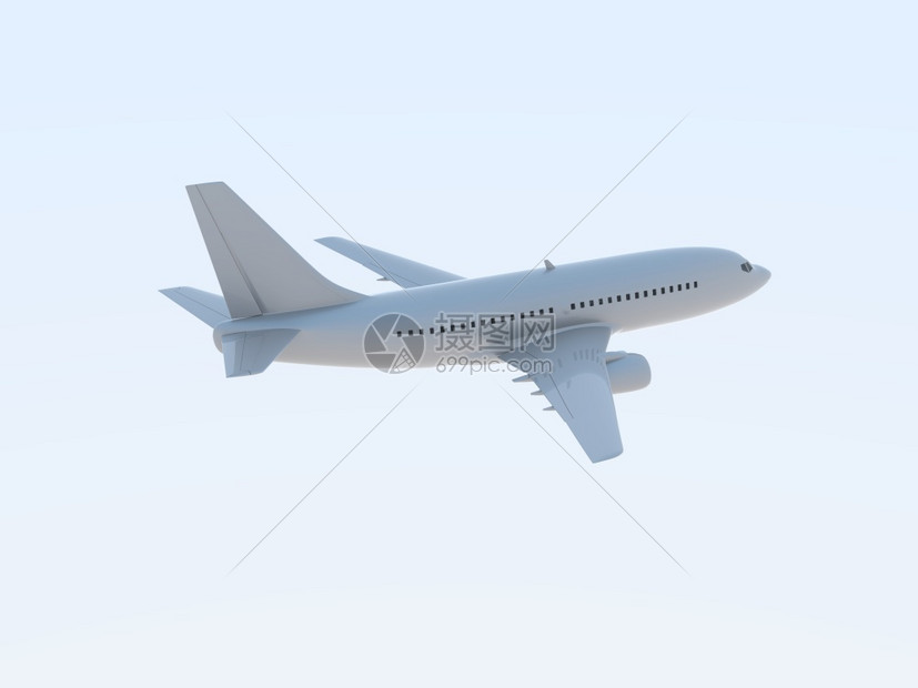 降落飞机场Airin天空中的商业客机假期航空运输客机起飞行和航空线公司标志货运服务3d插图乘客图片
