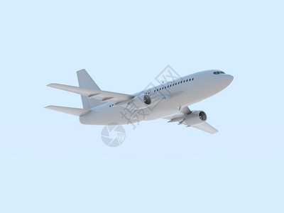 市场Airin天空中的商业客机假期航空运输客机起飞行和航空线公司标志货运服务3d插图经济学货物图片