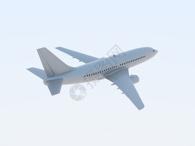 空气Airin天空中的商业客机假期航空运输客机起飞行和航空线公司标志货运服务3d插图白色的喷射图片