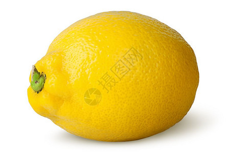 柠檬酸有机的清凉柠檬在白色背景上被孤立白色的图片