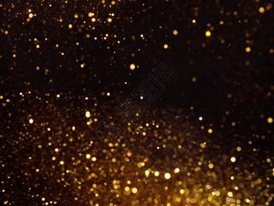 散景带有bokeh效果的金光色上覆背景包括复制空间闪发光框架图片