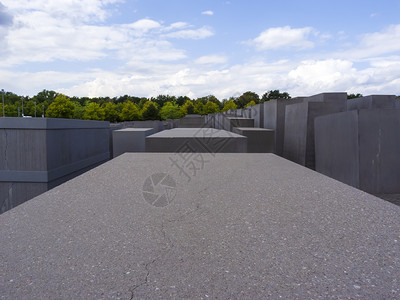 块记忆坟德国柏林2019年8月3日德国柏林市欧洲被害犹太人纪念碑德国柏林市欧洲被害犹太人纪念碑图片