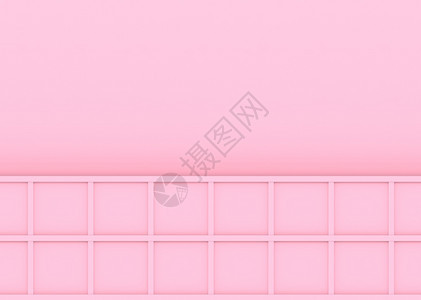 甜的质地木板3d提供现代甜调软色粉红木质方形盒模式板设计墙壁背景图片