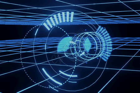 联系用户界面摘要SciFiFisFut未来全息图HUDGUD3D背景图片